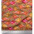 thumbnail image 1 of Soimoi Cotton Voile Fabric Flamingo Bird Decor Fabric Printed Yard 42 Inch Wide, 1 of 3