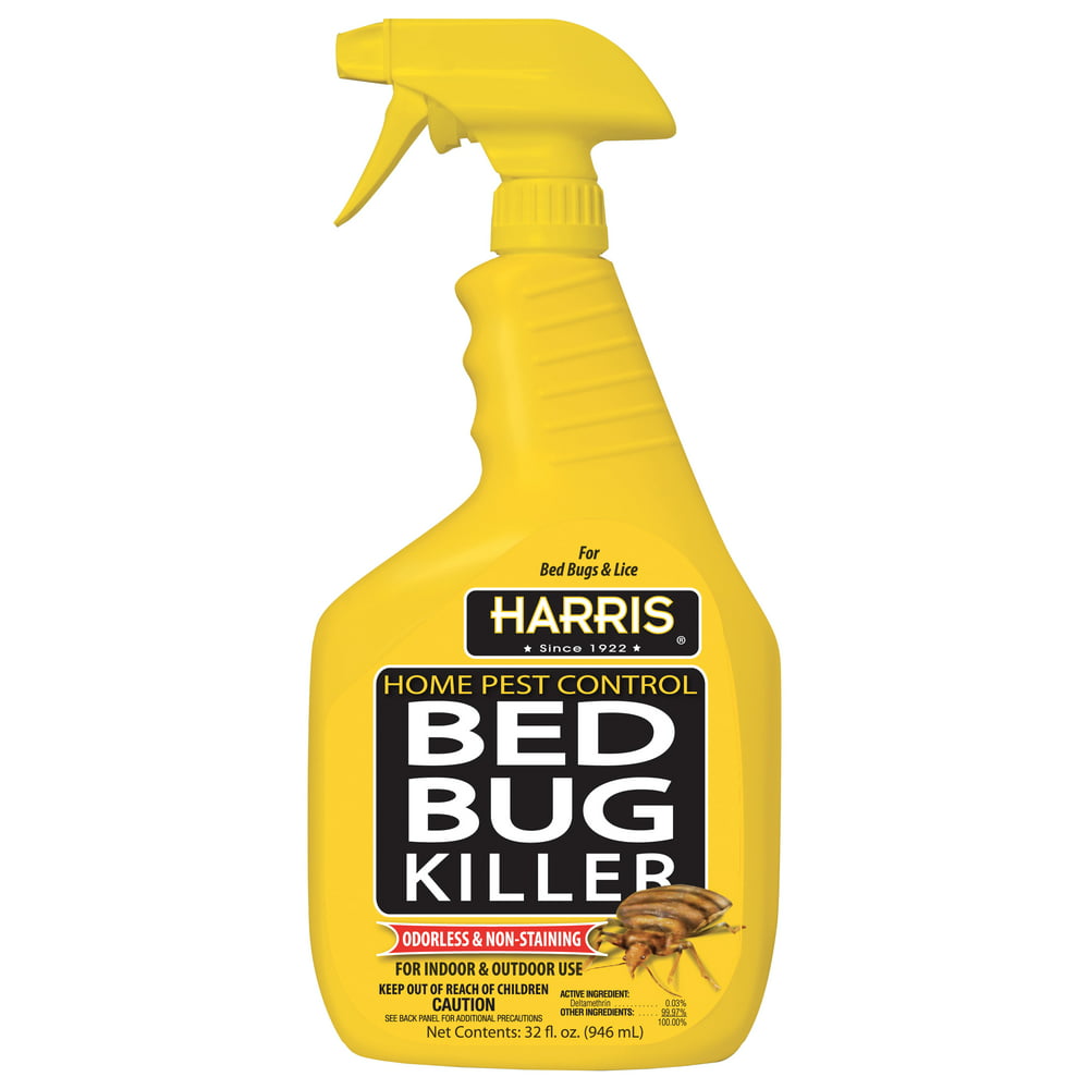 Harris Products Group Bed Bug Killer Spray 32 Fluid Ounce Walmart