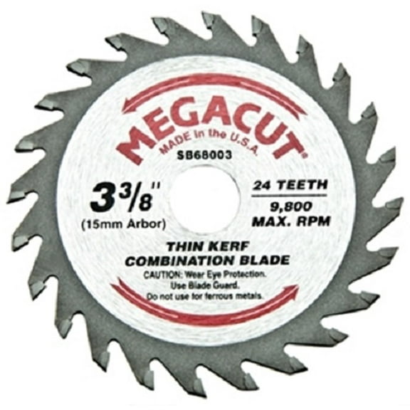 Alfa Tools SB68003 3-3/8"X24T Combined Carbide Tipped Saw Blade