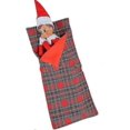 thumbnail image 2 of Mini saco de dormir de duende navideño para decoración de estantes (#b), 2 of 4