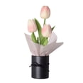 thumbnail image 2 of Simulated Tulips Artificial Flowers, Potted Plants Home Decor, Living Room Dining Table Accent, Spring Decor, Faux Flowers, Brown, 2 of 6