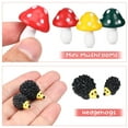 thumbnail image 6 of Soimiss 1 Set Funny Mini Mushroom Craft Resin Mini Animals Assorted Color Indoor Decor, 6 of 6