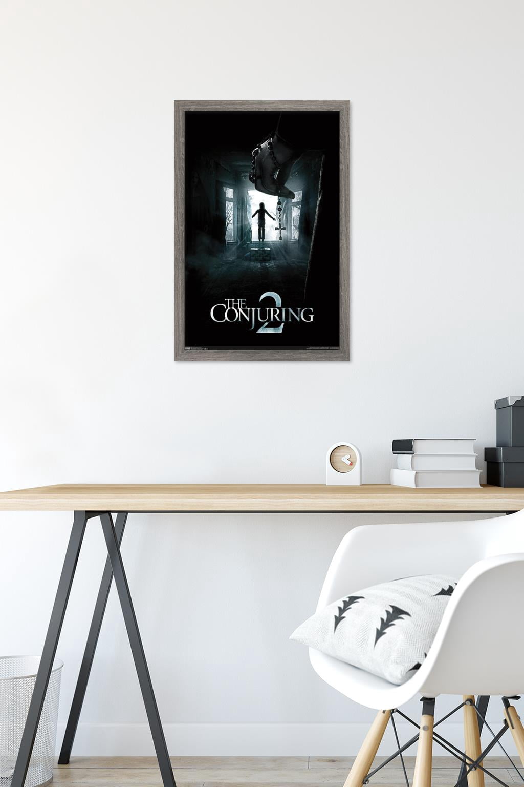 The Conjuring 2 - One Sheet Wall Poster, 14.725" x 22.375", Framed