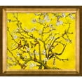 thumbnail image 1 of Branches of an Almond Tree in Blossom, Citrine Yellow with Athenian Gold Frame 20"X24", 1 of 3