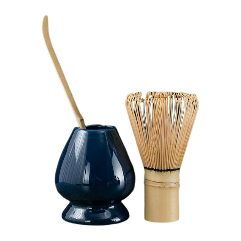Matcha Set Consisting of Broom, Bowl, Spoon and Broom Holder Handmade Gift  Set for the Traditional Preparation of Matcha Tea 
