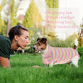 thumbnail image 5 of Qbleev Recovery Suit for Dogs After Surgery,Pet Cone E-Collar Bandages Alternative Recovery Vest, Post-Operative Clothes.Professional Surgical Pet Wear for Abdominal Wounds & Weaning, 5 of 6