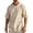 Mens Shirts Khaki, variant on Cotton Linen Mens Shirt Hoodie Pullover Short Sleeve Breathable Lightweight Summer Beach Tops Fathers Gift