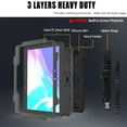 thumbnail image 3 of XYX Case for Samsung Galaxy Tab Active4 Pro/Active Pro, 360° Rotating, Hand & Shoulder Strap, Fits 10.1 inch, Black, 3 of 7