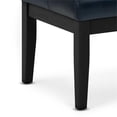 thumbnail image 4 of SimpliHome Lacey41"WD Tufted Ottoman Bench in Distressed Dark Blue Vegan Leather, 4 of 8