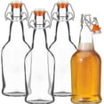 thumbnail image 2 of Kitchen Lux Swing Top Glass Bottle Empty Bottles for Drinks, Kombucha, Wine, Beer and More, 16 Oz 2 Pieces, 2 of 7