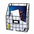 thumbnail image 4 of Wire Mail Basket - Folder/Document Organizer - Economic & Easy to Install Tray Office & More (1 Slo, 4 of 5