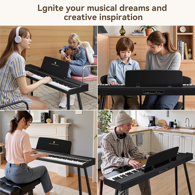Terence 88-Key Weighted Digital Piano with Pedals photo 6