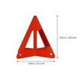 thumbnail image 2 of 2 Ensembles Kit de Sécurité Routière Réfléchissant Triangle en Plastique Panneau d'Avertissement Routier Utile, 2 of 8
