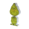 thumbnail image 2 of The Grinch Who Stole Christmas Grinch, Chunky Wood Bobblehead Table Top Décor, 6.5" Tall, MDF, Green, by Ruz, 2 of 5