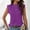 c02Purple, variant on Arnsht Cap Sleeve Tops for Women Summer Top Basic Tee Shirts Casual Round Neck Tank Loose Fit Solid Color Fashion Top Yellow S