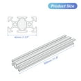 thumbnail image 2 of 2040 T Slot Aluminum Extrusion 300mm(11.8 Inch) Black for 3D Printer Laser Engraving Machine 2 Pcs, 2 of 6