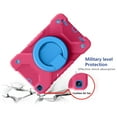 thumbnail image 7 of Dteck Case for Samsung Galaxy Tab A 8.0 SM-T290/T295/T297 (2019), Heavy Hybrid Rugged Shockproof Case with Handle Kickstand/Adjustable Shoulder Strap, Rose+Blue, 7 of 7