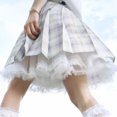 thumbnail image 4 of Women's Petticoat Skirts Puffys Tulle Tutus Skirts Underskirt Princess Ballet Dance Dress Underskirt Cosplay Costumes, 4 of 8