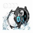 thumbnail image 1 of wonima02 [2+4] Pack for Samsung Galaxy Watch FE/Galaxy Watch 5/Galaxy Watch 4 40mm Screen Protector Case, Hard PC Protective Bumper Shell + Anti-Fog Tempered Glass Film, Waterproof Face Cover Set, 1 of 1