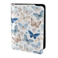 thumbnail image 2 of Rateoe Butterfly Pattern Passport Holder Wallet Leather Mulit-purpose Travel Wallet Credit Cards Case ,Passport Cover for Women Men-6.5 in, 2 of 5