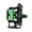Green, variant on Motorcycle Cup Holder 360 Rotation Adjustable Mount Fits 55-85mm Bottles Secure Aluminum Construction