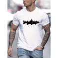 thumbnail image 1 of Camiseta cómoda y elegante con estampado de peces y bosques para hombre. Camiseta gráfica de verano para exteriores. Ropa para hombre. Tops para hombre. Regalos para adultos, hombres, mujeres, adolesc, 1 of 7