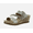 Silver, variant on Good Choice Womens Monika Faux Leather Rhinestone Wedge Sandals