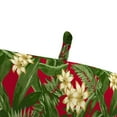 thumbnail image 6 of Jordan Manufacturing 44" x 22" Acadia Red Tropical Rectangular Outdoor Chair Cushion with Ties and Hanger Loop, 6 of 9