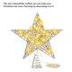 thumbnail image 4 of Estrella superior del árbol decoración dorada de la estrella del árbol de Navidad exquisita para la fiesta ANGGREK Otros, 4 of 8