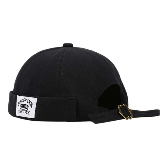 MIASHUI Japanese Style Round Top Bucket Hat for Men and Women Casual Outdoor Sun Summer Fashion Cap Black,One Size