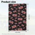 thumbnail image 7 of Yuyamidu The Union Jack Golf Towel Portable Golf Towels Golf Accessories 23.62" x 15.74" Absorbent Coral Velvet Towel Soft Comfortable Fabric for Golf Bags, Cart or Club, 7 of 7