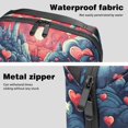 thumbnail image 4 of Hearts Battle Travel Organizer Digital Pouch Charger Case Organizer Charge Cord Organizer Waterproof Oxford Cloth Electronics Organizer Bag 5.9x9.44x3.14 in., 4 of 6