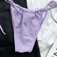 thumbnail image 3 of Cheers US Women's Swimsuit Halter Triangle Bra with Tie Side Panty Bikini Set Beach Wear, 3 of 7