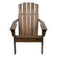 thumbnail image 2 of Shine Company Traditional Cedar Wood Patio Firepit Adirondack Chair in Brown, 2 of 5