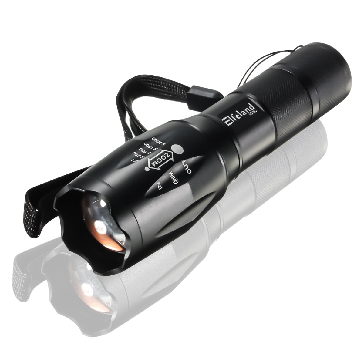 Durable Useful High Power 3000Lumen Waterproof Torch Zoomable CRE LED Flashlight 