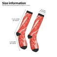 thumbnail image 5 of Balery Beef Steaks Printed Novelty Socks Men's Women's Crew Socks Sports Socks Knee High Socks Cotton Socks Quirky and Cool Socks, 5 of 9
