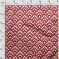 thumbnail image 2 of oneOone Viscose Jersey Fabric Argyle Style Ikat Fabric Prints By Yard 60 Inch Wide, 2 of 5