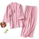thumbnail image 1 of Pijamas de algodón para el hogar para hombres y mujeres, conjunto de bata de baño holgada para parejas, ropa deportiva de talla grande para mujer, 1 of 5