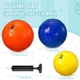 thumbnail image 2 of HyDren 6 Pelotas de Fútbol Coloridas Talla 2 con Bomba, 2 of 7
