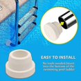 thumbnail image 2 of 2026 2 Pcs Pool Ladder Bumper Protectors Pool Rubber Ladder Foot Covers For Most Swimming Pool Ladder, 2 of 4