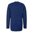 thumbnail image 3 of Yuyuzo Fall Cardigans for Women Open Front Long Sleeve Cable Knit Sweater Jackets Outwear Coat Solid Color, 3 of 4
