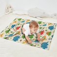 thumbnail image 2 of Colorful Dinosaurs Palm Pattern Blanket,Comfortable Soft Lamb Wool Throw Blanket,All Season,Warm Lightweight Blankets for Sofa Bed Couch Living Room Chair,30"x40", 2 of 4