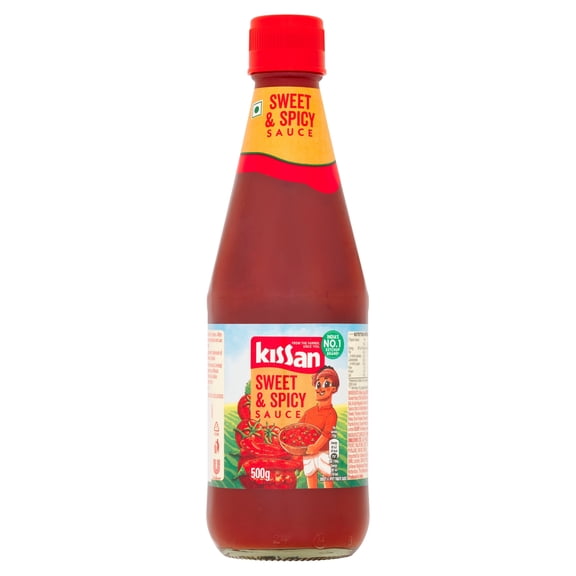 Kissan Sweet and Spicy Tomato Sauce 500g, Imported from Britain