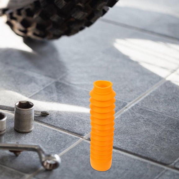 SEWOART Yellow Motorcycle Front Fork Boot Shock Protector Dirt Bike Compatible