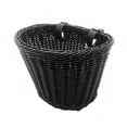thumbnail image 2 of Kids Bike Front Basket Hanging Basket Rattan Woven Basket with Adjustable Belts, 2 of 7