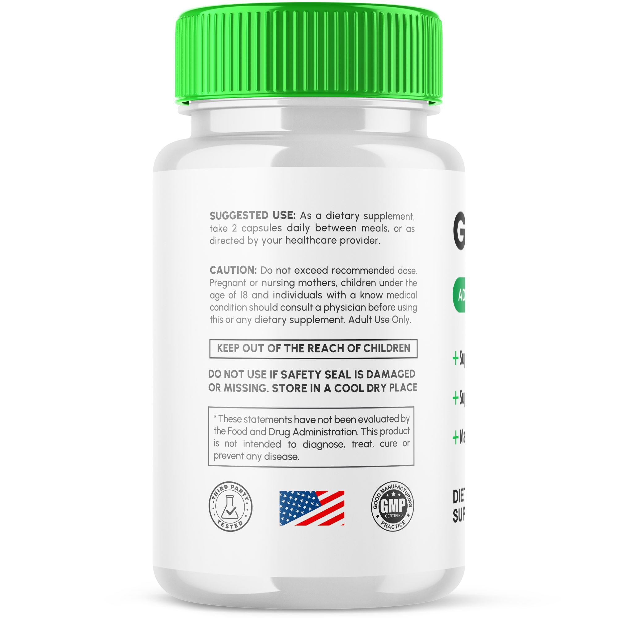 GlucoZen Blood Balance Support Pills Advanced Formula Vitamin Supplement Gluco Zen 180 Capsules