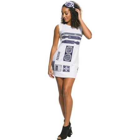 Star Wars Womens R2D2 Rhinestone Tank Dres Halloween