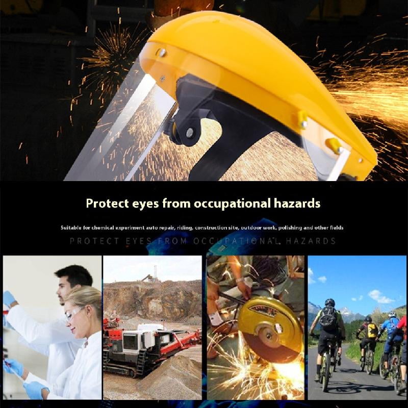 Full Face Cover With Clear Visors Impacts Design Covers For Industrial Use