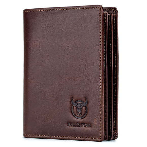 Leather Wallet Large Capacity Wallet Credit Holder for Men with 15 Slots