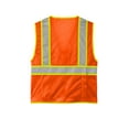 thumbnail image 4 of Cornerstone Csv105 Ansi 107 Class 2 Surveyor Zippered Two-Tone Vest, 4 of 4